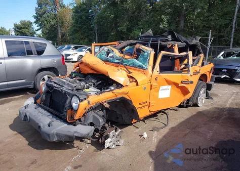 2013 Jeep Wrangler Unlimited Sport from USA, damaged, VIN 1C4BJWDG8DL513730